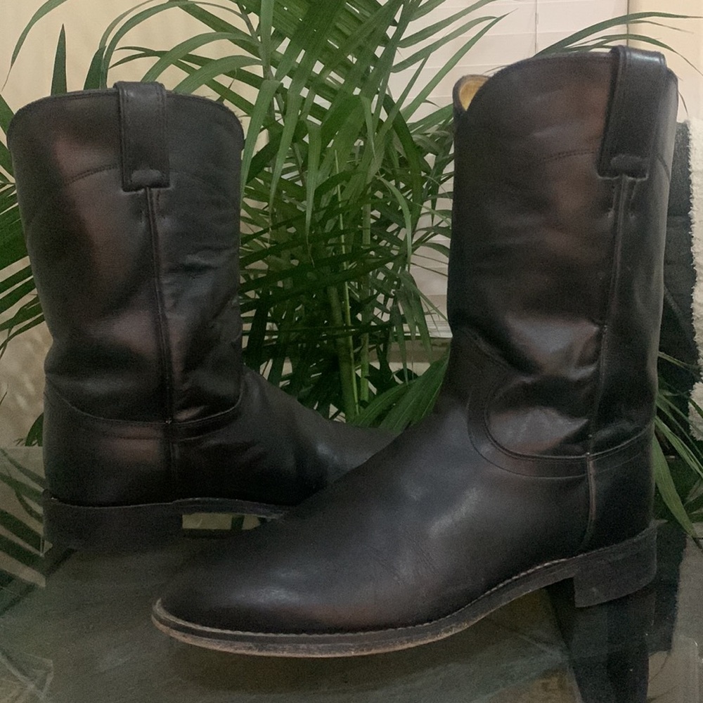 Vintage JUSTIN Original Roper Western Cowboy Boots